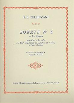 Sonate No. 6 en La Mineur 