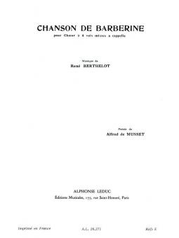 Chanson de Barberine 