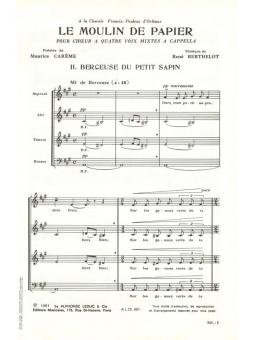 Moulin de Papier No.2 Berceuse du Petit Sapin 