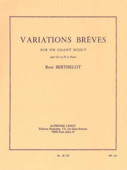 Variations Breves Sur Un Chant Scout 
