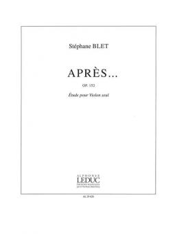 Apres... Op. 152 