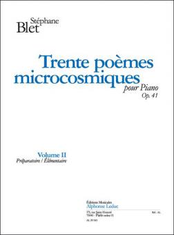 Trente Poemes Microcosmiques Op. 41 Vol. 2 