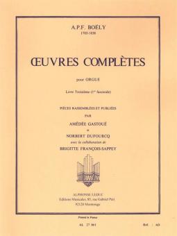 Oeuvres Completes 3eme Livre Vol. 1 
