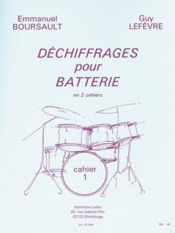 Dechiffrages pour Batterie Vol. 1 