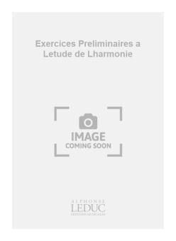 Exercices Preliminaires a - L Etude de L Harmonie 