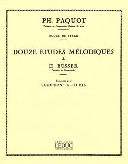 12 Etudes Melodiques 