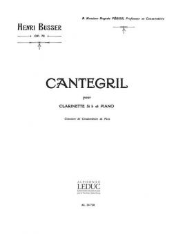 Cantegril Op. 72 