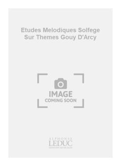 Etudes Melodiques Solfege Sur 