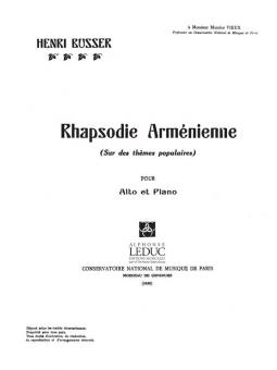 Rhapsodie arménienne 