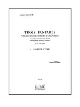 3 Fanfares pour des proclamations de Napoleon Vol. 1 