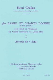 380 Basses et Chants Donnés Vol. 01a 
