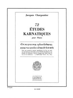 72 Etudes Karnatiques Cycle 1 