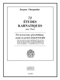 72 Etudes Karnatiques: Cycle 9 