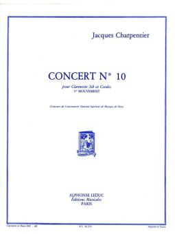 Concert pour Clarinette Sib et Cordes 