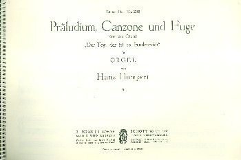 Präludium, Canzone und Fuge 
