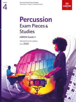 Percussion Exam Pieces & Studies, ABRSM Grade 4 