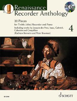 Renaissance Recorder Anthology 4 