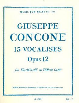 15 Vocalises Op. 22 