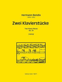Zwei Klavierstücke op. 20 