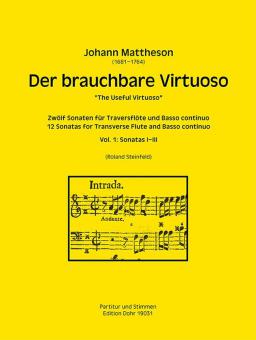 Der brauchbare Virtuoso 1 für Traversflöte und Basso continuo 