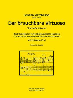 Der brauchbare Virtuoso 2 für Traversflöte und Basso continuo 