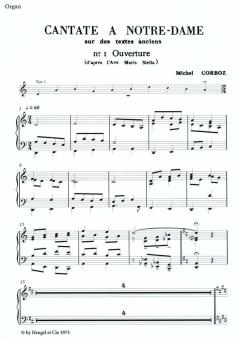 Cantate A Notre-Dame PJ340 