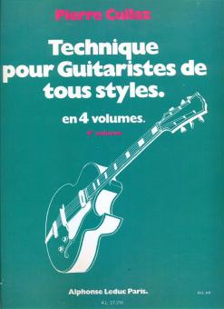 Technique pour Guitaristes de Tous Styles Vol.4 