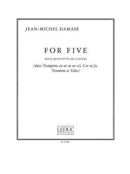 For Five pour Quintette De Cuivres 