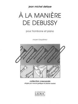 A La Maniere De Debussy 