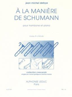 A La Maniere De Schumann 