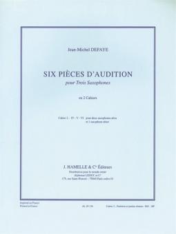 6 Pieces d'audition Cahier 2 