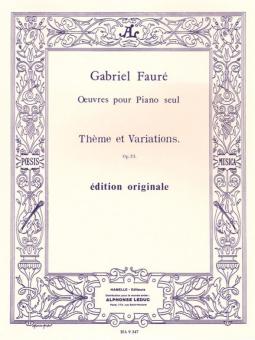 Thème et Variations Op. 73 