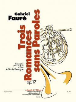 Trois Romances sans Paroles Op. 17 