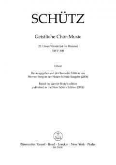 Unser Wandel ist im Himmel SWV 390 