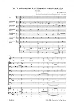 Du Schalksknecht, alle diese Schuld hab ich dir erlassen SWV 397 