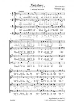Marias Wallfahrt op. 22,3 