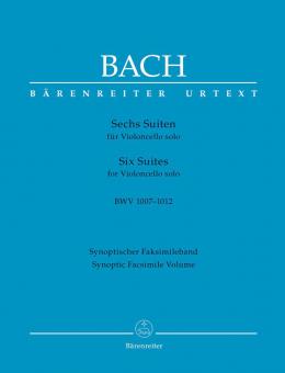 6 Suiten BWV 1007-1012 - Synoptischer Faksimileband Standard