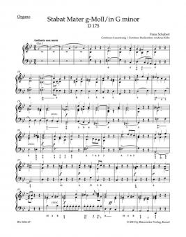 Stabat Mater g-Moll D 175 