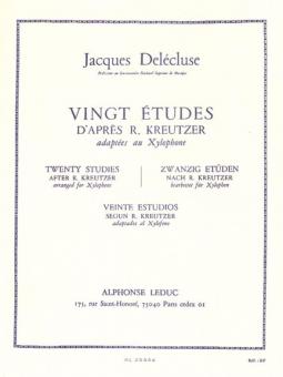 20 Etudes d'après Kreutzer 