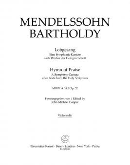 Lobgesang op. 52 MWV A 18 Standard