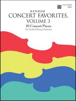 Kendor Concert Favorites 3 