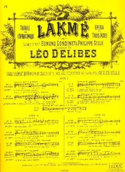 Lakme No.19 Duo Ils Allaient Tous Deux Soprano / tenor / Piano 