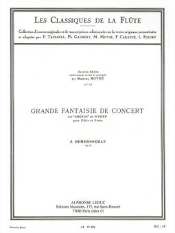 Grande Fantaisie de Concert sur Oberon de Weber 