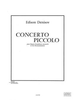 Concerto Piccolo (4 Saxos et 6 Percussions) 
