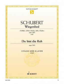 Wiegenlied / Du bist die Ruh Standard