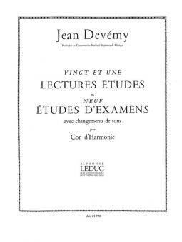 21 Lectures-Etudes et 9 Etudes D Examens avec changements de tons 