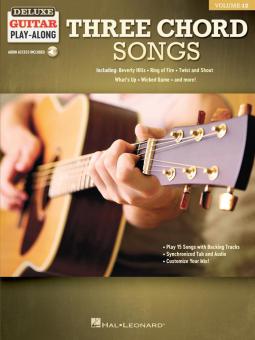 Deluxe Guitar Play-Along Vol. 12: 3 Chord Songs 