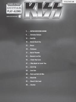 Deluxe Guitar Play-Along Vol. 18: Kiss 