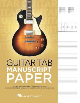 Guitar Tab Manuscript Paper 