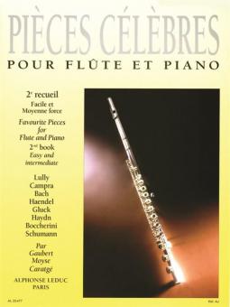 Pieces Celebres Vol. 2 Flute Trav. Traversiere et Piano 